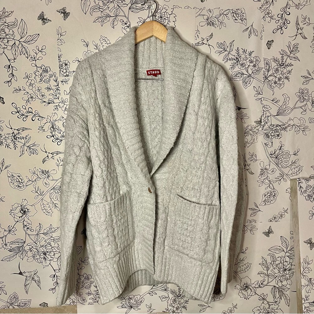 STAUD | NWT! Snow Norma Cardigan Size:small - Picture 3 of 7